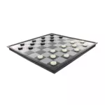 Shaxmat magnitli 3 tasi 1 da, 31.5x31.5 sm — изображение 4